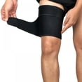 thumbnail image 1 of PENGXIANG Thigh Brace Support  Adjustable Hamstring Quad Compression Sleeve  Neoprene Thigh Wrap Upper Leg Compression Sleeve Leg Slimmer for Women Men  Great for Muscle Injury Strain Rec, 1 of 8