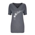 thumbnail image 4 of Birdeem Chemisiers Chemises T-Shirts Hauts à Manches Courtes Imprimés à Col en V Décontractés pour Femmes, 4 of 12