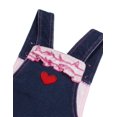 thumbnail image 4 of KIDSCOOL SPACE Baby 3D Bunny Cartoon Soft Cotton Knitted Jeans Overalls 18M, 4 of 6