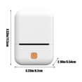 thumbnail image 3 of Thermal Label Printer Thermal Label Printer, Wireless Bluetooth, Portable Adhesive Barcode Printer, Household Ink Free Printer Bluetooth Label Printer, 3 of 9