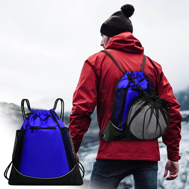 RKSTN Sac à Dos Scolaire;Sac à Dos pour l'École Sac d'Entraînement de Basketball Sac à Dos Multifonctionnel Sac de Basketball Sac de Rangement Sac de Sport à Cordon Sac à Dos