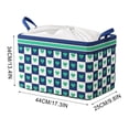 thumbnail image 3 of SMihono Closet Organizers and Storage Clothes Storage Bags Large Capacity Clothes Storage Bins Foldable Closet Organizers Storage Containers With Durable Handles Thick Fabric For Blanket Comforter, 3 of 4