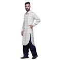 thumbnail image 3 of Atasi Printed Pathani Kurta With Salwar For Men Indian Summer Ethnic Set, 3 of 5