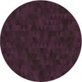 thumbnail image 1 of Ahgly Company Tapis Rond Lavable en Machine Intérieur Transitionnel Lys Violet, 6 Pieds Rond, 1 of 7