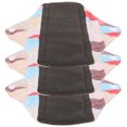 thumbnail image 4 of Filfeel Cloth Sanitary Towels, Soft Waterproof Reusable Breathable 3Pcs Menstrual Pads, For Travel Outdoor, 4 of 8