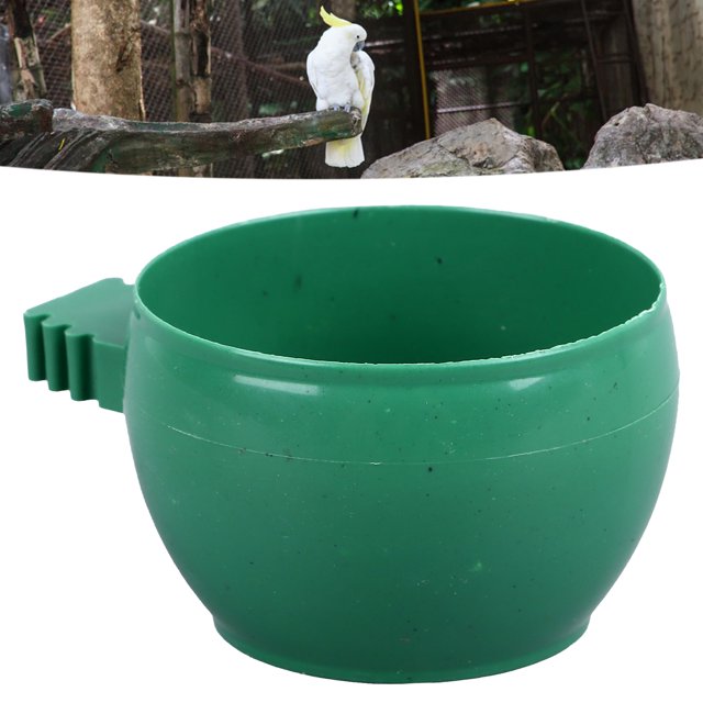 Thickened RoundWater Bowl, Multifunctional Pet Supplies, Special Design, Easy To Clean With Durable Food Trough For Parrots And Pigeons