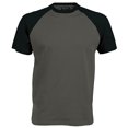 thumbnail image 1 of Kariban T-Shirt de Baseball à Manches Courtes pour Hommes, 1 of 2