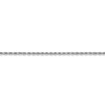 thumbnail image 3 of Leslie's 14K White Gold 1.75mm Diamond-Cut Rope Chain (Weight: 5.08 Grams, Length: 18 Inches), 3 of 4