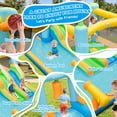 thumbnail image 4 of Costway Inflatable Water Slide Giant Kids Bounce House Park Splash Pool with 735W Blower, 4 of 10