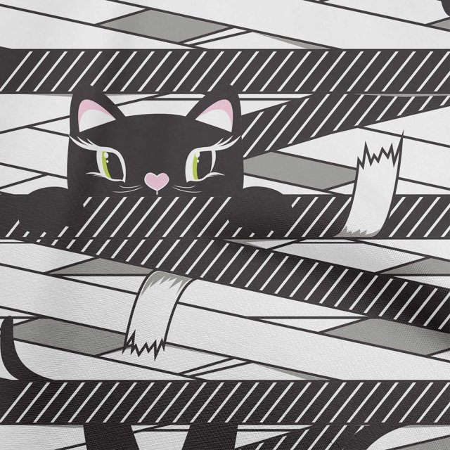 oneOone Polyester Spandex Dark Gray Fabric Kids Sewing Craft Projects Fabric Prints By Yard 56 Inch Wide