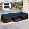 thumbnail image 2 of Outsunny 14Pcs Outdoor Cushion Covers, Dark Blue, 2 of 10