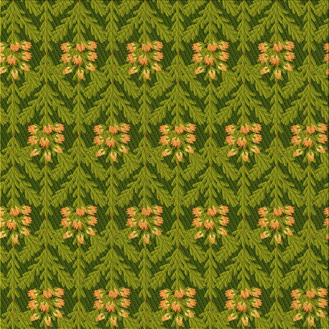 Ahgly Company Machine Washable Indoor Square Transitional Pistachio Green Area Rugs, 6' Square
