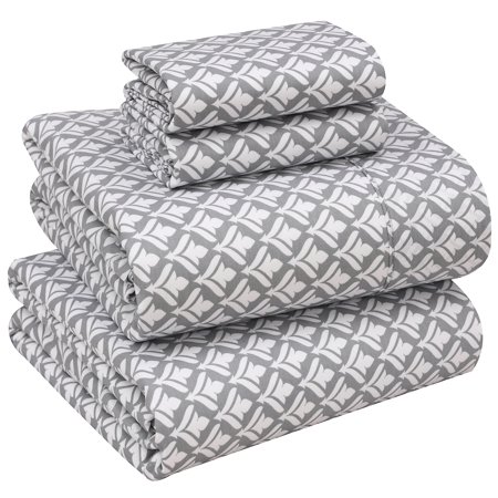 Ruvanti 100% Cotton Sheets - Crispy Cooling Percale Sheets For Twin Size Bed, Breathable & Durable Twin Sheet Set, 16 Inches Deep Pocket Sheets, Idiomatic Expression, 3 Pieces