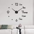 thumbnail image 2 of Dvkptbk Clock Frameless DIY Wall Mute Clock Mirror Sticker Home Office Decor Home Decor, 2 of 4