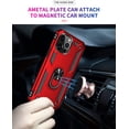 thumbnail image 3 of iPhone 13 Pro Case, Military Armor 360°Unbreakable Swivel Ring Kickstand [Work with Magnetic Car Mount] Slim Shockproof Durable Cover Holster Compatible Apple iPhone 13 Pro Cover - Red, 3 of 5