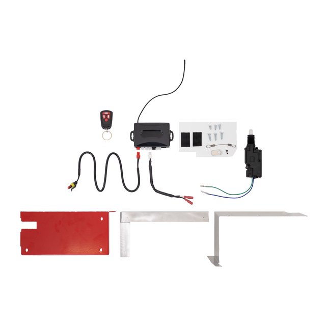 Weather Guard Boîte à Outils Serrure Télécommande PS8001 PowerSync; pour Boîte à Outils Weather Guard Type Lo-Side; Assemblage d'Entrée Sans Clé à Distance; avec Porte-Clés/boîte de Commande/ Faisceau de Filtration et Matériel de Montage
