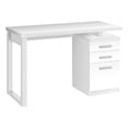 thumbnail image 1 of Monarch Specialties Computer Desk, Home Office, Laptop, Left, Right Set-up, Storage Drawers, 48"l, Work, Laminate, White, Contemporary, Modern, 1 of 4