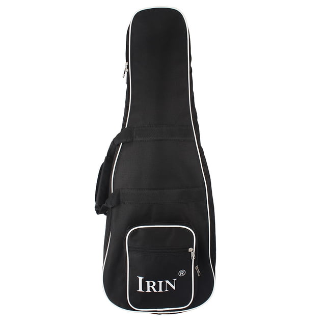 Double Zippered Backpack for Mandolin Thicken Shoulder Gig Bag Case Frabic 28" * 11" Large shape 2 Pockets Durable Washable