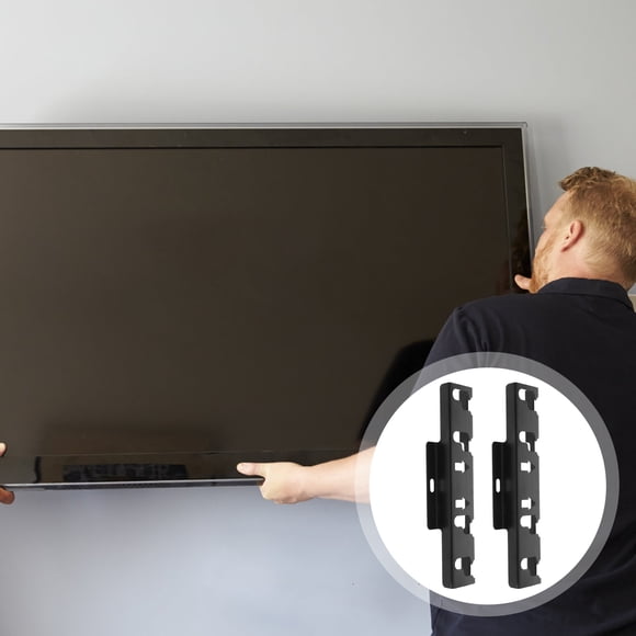 Luxshiny Heavy Duty Wall Mount for Monitors and TVs up to 42 Inches in Black for Home Use with Easy Installation and Space Optimization