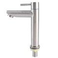 thumbnail image 3 of Robinet d'Évier, Robinet en Acier Inoxydable Résistant aux Hautes Températures pour Cuisines, Robinet Froid Simple à Cylindre Sans Tube, Robinet Froid Simple Plat Sans Tube, 3 of 7
