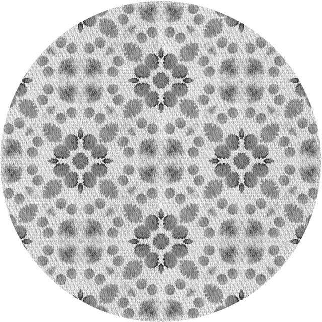 Ahgly Company Tapis d'Intérieur Lavable à la Machine, Carré, Transitionnel, Gris, Tapis de Zone, 3 Pieds Carré