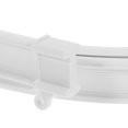 thumbnail image 3 of WASHWEPE 1 Ensemble Rail de Rideau Pliable Blanc PVC pour Séparateur de Pièce, 3 of 7