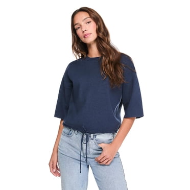 George Women's Elbow-Sleeve Oversized Top