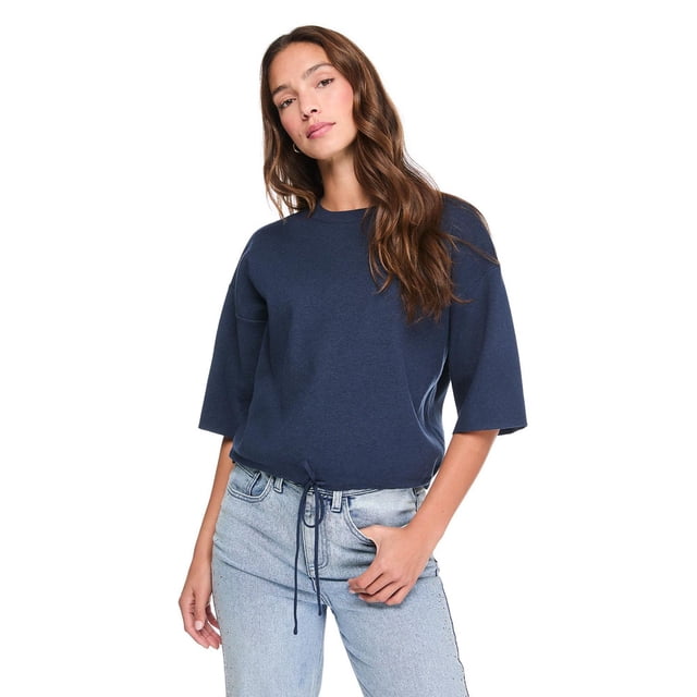 George Women's Elbow-Sleeve Oversized Top