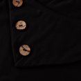 thumbnail image 5 of Nouveaux Hauts pour Femmes 2023 Mode Décontractée Couleur Unie Bouton Impression Amour Manches Longues Col Rond Hauts Grande Taille Chemise à Manches Longues pour Femmes, 5 of 5