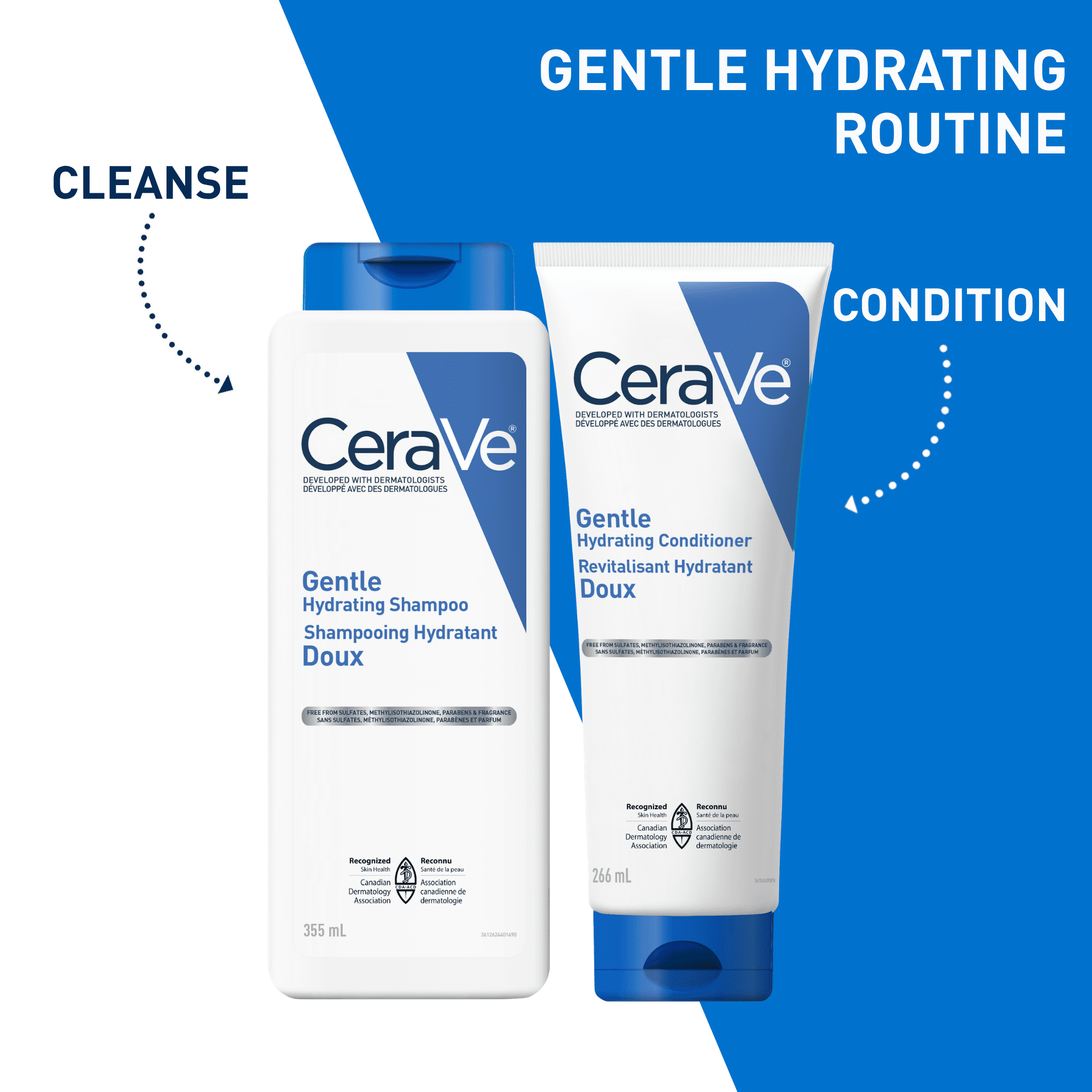 CeraVe Shampooing Hydratant Doux, Shampooing Sans Sulfates avec des Céramides et de la Niacinamide