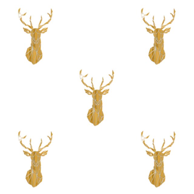 Wweixi Multifunctional 3D Mirror Deer Wall Sticker For Various Uses Personalized Home gold XXL 5Set