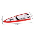 thumbnail image 3 of RC Boat Simulated Remote Control 2.4GHz High Speed Racing Boat Pool Toy for Kids, 3 of 10