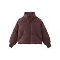 thumbnail image 2 of Redempat Winter Essential Comfortable And Warm Women S Puffer Jacket Easy To Clean Stylish And Fashionable coffee XXL, 2 of 6