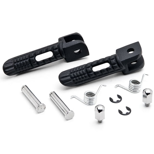 Krator Black Motorcycle Foot Pegs Footrests Left & Right Compatible with Suzuki GSXR 1000 2011-2014 Front