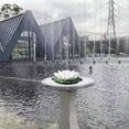 thumbnail image 2 of Solar Waterscape Garden Floating Flower Fountains for Bird Bath Fish Tank Pool, 2 of 7