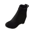 thumbnail image 2 of Bottes à Talon Compensé pour Femmes, Bottines Courtes à Hauteur Intérieure Augmentée, 2 of 6