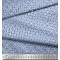 thumbnail image 2 of Soimoi Poly Georgette Fabric Geometric Small Print Fabric by The Yard 52 Inch Wide, 2 of 3
