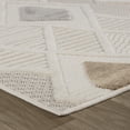 thumbnail image 3 of Rug Branch Maison Geometric Indoor Area Rug, Cream Beige, Modern - Living Room, Bedroom, Dining Room, and Kitchen, 3 of 5