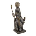 thumbnail image 1 of Egyptian Goddess Sekhmet Sitting on Throne Statue, 1 of 4