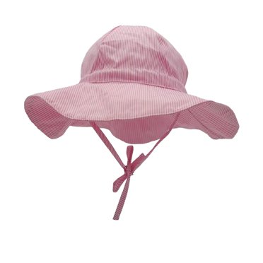 Besolor Toddler Baby Sun Hat Kids Summer Striped Adjustable Beach Outdoor Wide Brim Sun Protection Bucket Hat