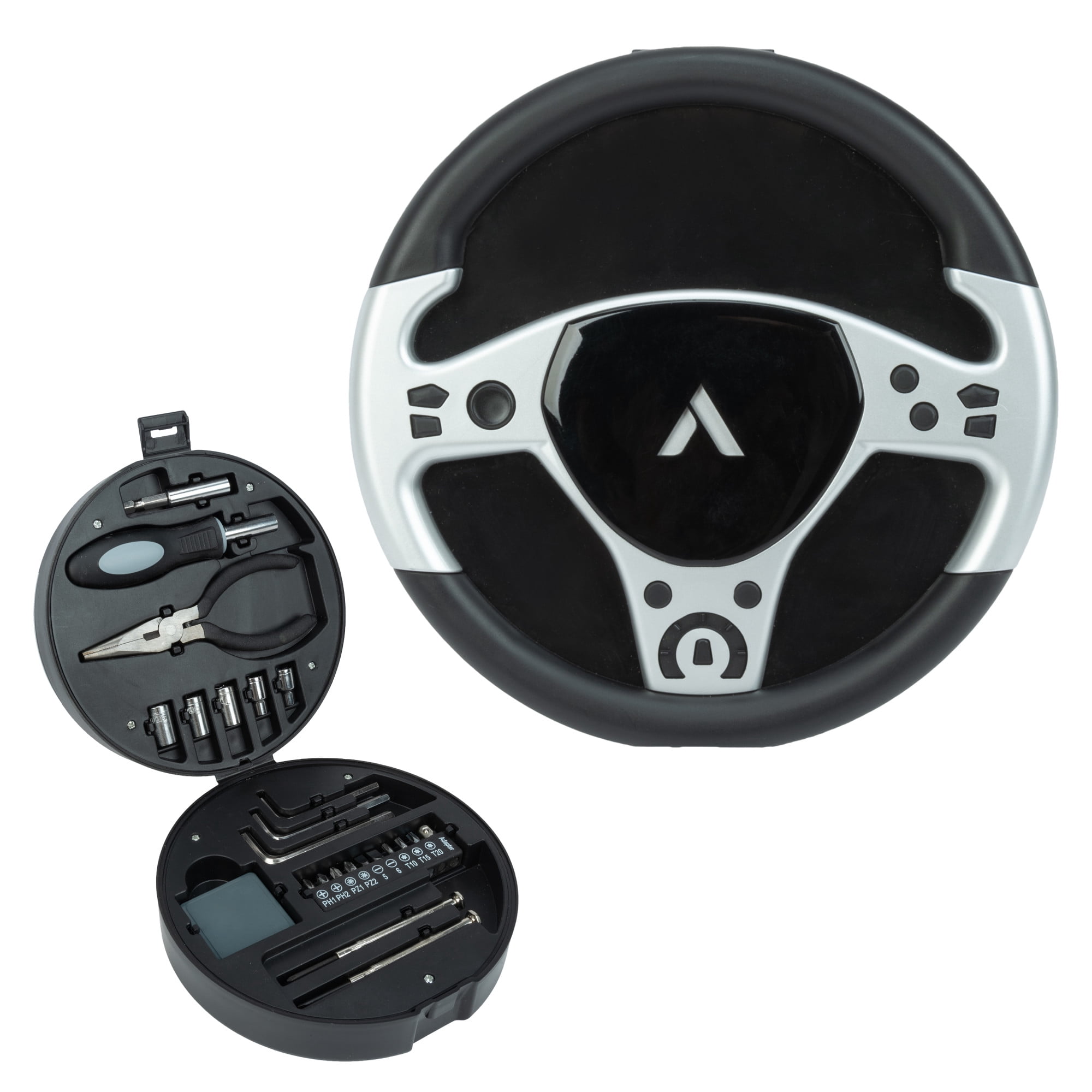 Perfect Solutions Roadside Assistance 24Pc Tool Set - Steering Wheel