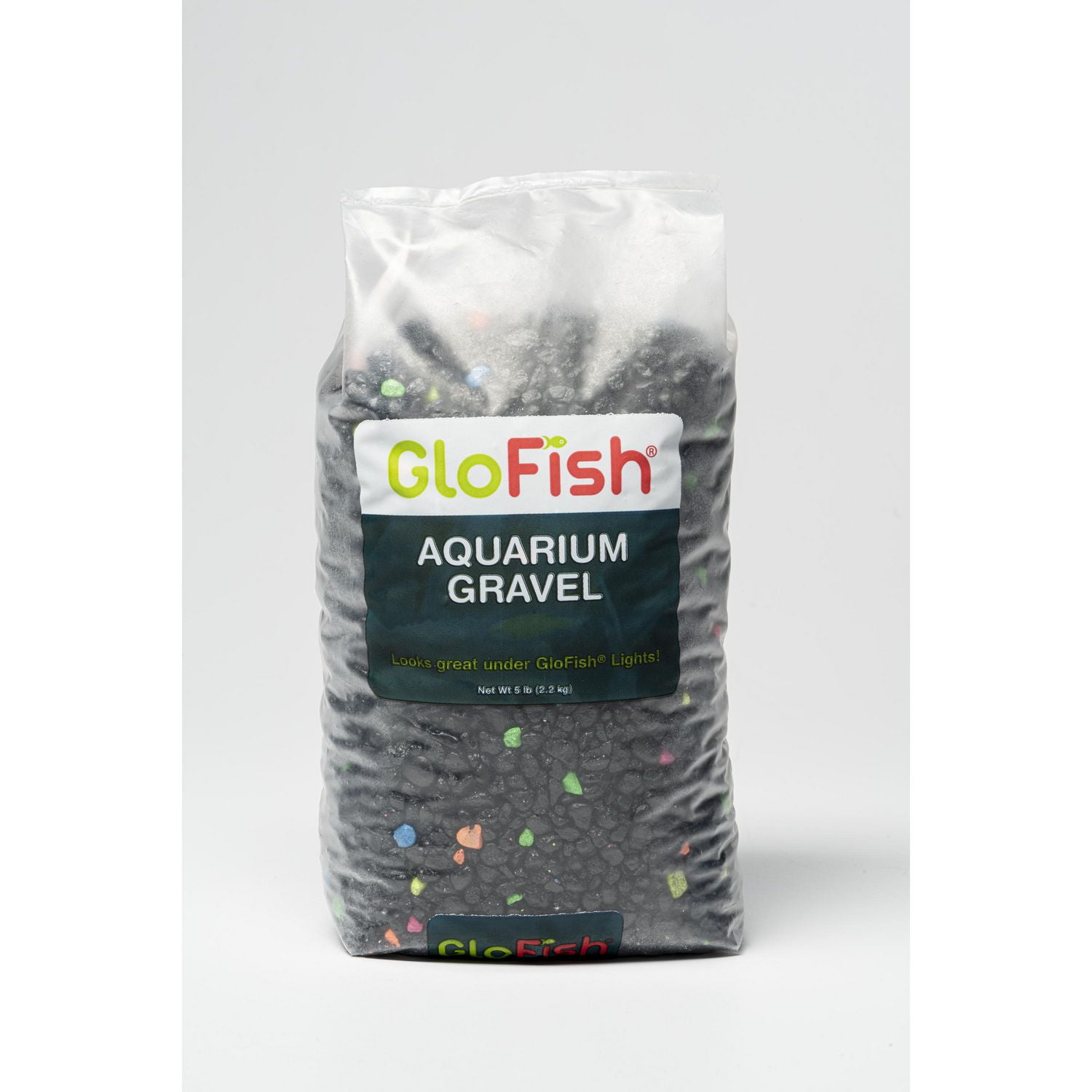 GloFish Aquarium Gravel Black Fluorescent, 5lb
