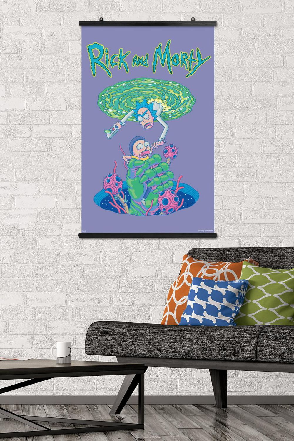 Rick And Morty - Portal Fall Wall Poster, 22.375" x 34"