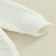 thumbnail image 4 of Chandails à Col pour Bébé Manches Longues Pulls Tricotés Amples, 4 of 7