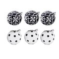 thumbnail image 2 of Meitianfacai Christmas Decorations Clearance 6 Hand Drawn Christmas Ball 6cm PVC Box Christmas Tree Decoration Pendant Christmas Window Display Ball Holiday Gift Black, 2 of 6