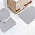 thumbnail image 4 of Bathroom Mats and Rugs Sets,Floor Mats for Home Bathroom Toilet Cover Bathroom Mats Absorbent Printed Floor Mats Bathroom Toilet 3 Piece Floor Mat Set Bath Mats for Bathroom Floor, 4 of 8