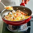 thumbnail image 3 of Enamel Frying Pan Non-stick Gas Stove Special Deep Steak Pancake Pan Home Frying Pan, 3 of 7