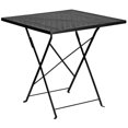 thumbnail image 1 of Scranton & Co Square Metal Folding Patio Dining Table in Black, 1 of 1
