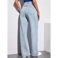 thumbnail image 2 of U.Vomade Women's High Rise Jeans Ladies Wide Leg Jeans, 2 of 6