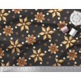 thumbnail image 2 of Soimoi polyester Crepe Fabric Dot & Floral Decorative Print Fabric by Yard 52 Inch Wide, 2 of 3